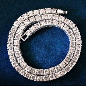 Tennis Chain 5mm One Row Necklace